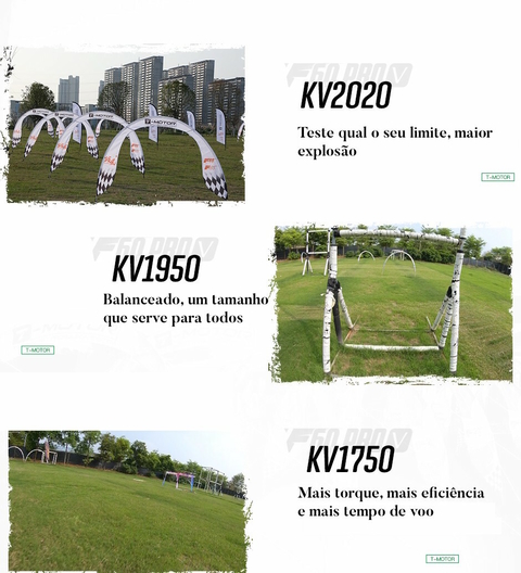 Tiger Motor l T-Motor F60PROV-LV l KV1950 / KV2020 l FPV Type l Racing UAVs/Drones l Importado diretamente do Fabricante - Loja do Jangão - InterBros