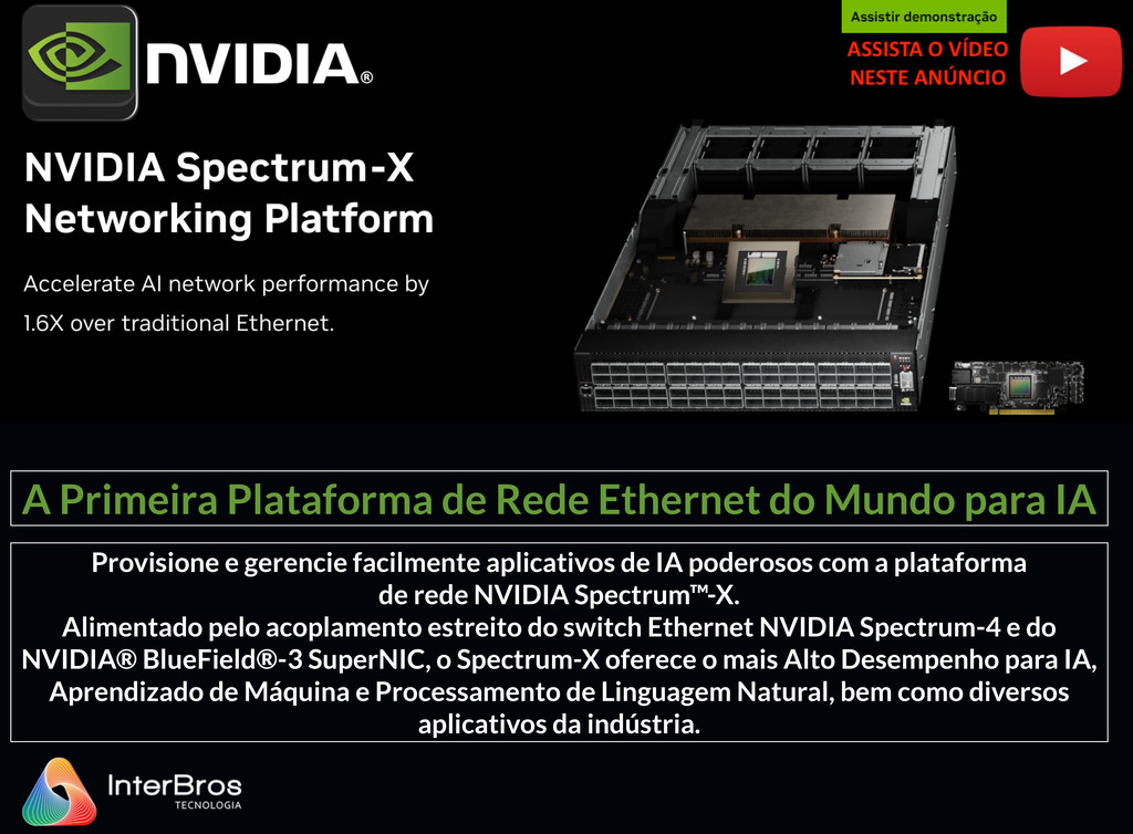 NVIDIA Quantum CS8500 Modular InfiniBand Smart Switches , 200GB/s - Loja do Jangão - InterBros