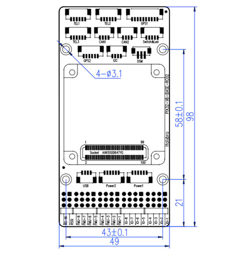 Holybro Pixhawk Pix32 v6 l Sistema de Voo & GPS l Controlador de voo modular l UAVs & Drones l 11056 l 20190 l 20191 l 20192 l 20193 l Escolha seu Kit - Loja do Jangão - InterBros