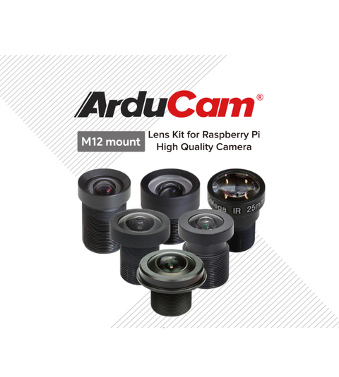 Raspberry Pi High Quality Câmera 12.3mp + Arducam Lente 140º FishEye Ultra Wide Angle 1/2.3´´ M12 - loja online