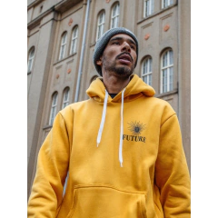 Moletom Skate Canguru Future Somewhere Mostarda