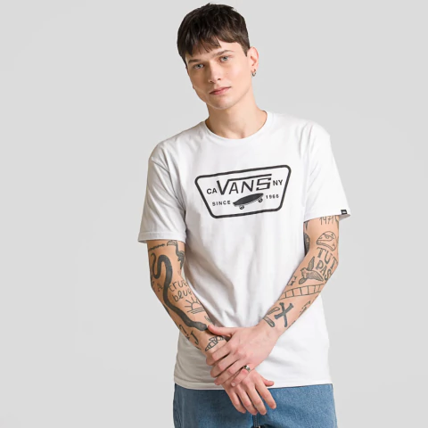 Camiseta Vans Full Patch "Branca"