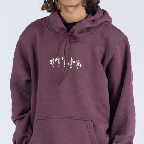 Moletom Hocks Promo Sinais "Ameixa"