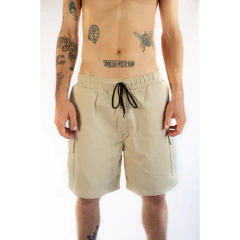 Bermuda Cargo Narina Skate Elástico "Cáqui"