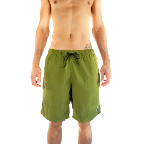 Bermuda Tactel Narina Skate Lisa "Verde musgo militar"