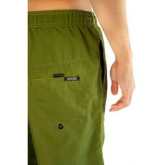 Bermuda Tactel Narina Skate Lisa "Verde musgo militar"