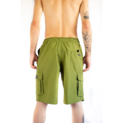 Bermuda Tactel Cargo Narina Skate "Verde Musgo Militar"