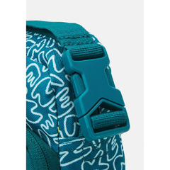 Detalhe Alça Shoulder Bag Nike Heritage Estampada Unissex "Verde Água"