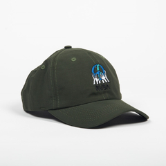 Boné RVCA Skate Earth Corp Snapback "Verde Militar"