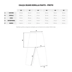 Calça Improve Gorilla  “Preta Linha Ocre”