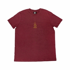 Camiseta Tubular Chamada Local "Vinho"