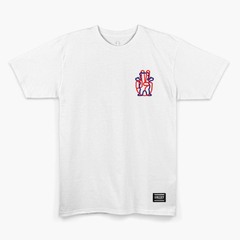 Camiseta  Grizzly Skate Peace Out "Branca"