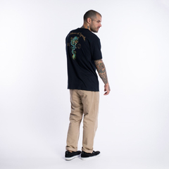 Camiseta RVCA Skate Neon Dragon "Preta"