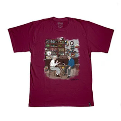 Camiseta Narina Skate Mercearia "Vinho"