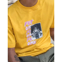 Camiseta Skate Future Skateboards Teller Amarelo