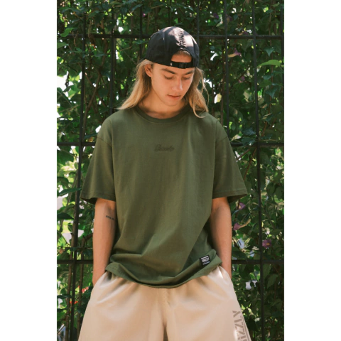 Camiseta Grizzly Mini Script "Verde"