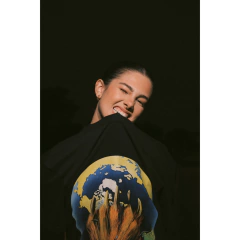 Camiseta Grizzly Word End "Preta"