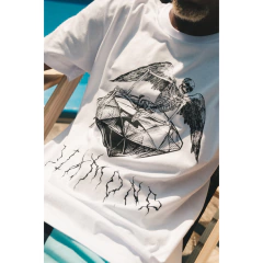 Camiseta Diamond Skull e Diamonds “Branca”