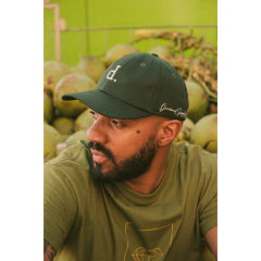Boné Dad Hat Diamond Unpolo Script Forest "Verde"