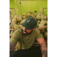 Boné Dad Hat Diamond Unpolo Script Forest "Verde"