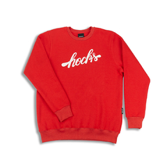 Moletom Careca Hocks skate Scripta “Vermelho”