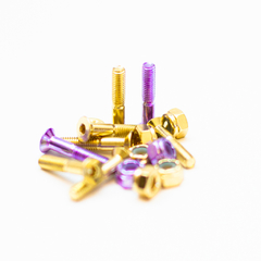 Parafuso de Base Black Sheep Dourado e Roxo - comprar online