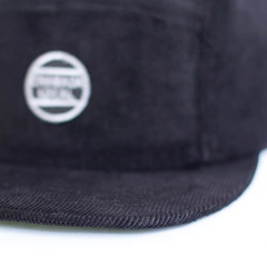 Boné Skate Chamada Local Five Panel Strapback Veludo Cotele