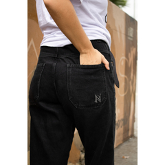 Calça Jeans Narina Skate Passante "Preta" 