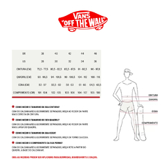 Calça Vans Authentic Chino Slim "Preta" - Cena Skate Shop