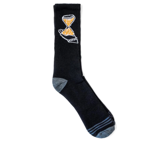 Meia skate Future Cano Longo Time Control Preta