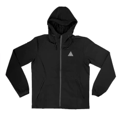 Corta Vento SoMa Skate Logo Preto com Capuz