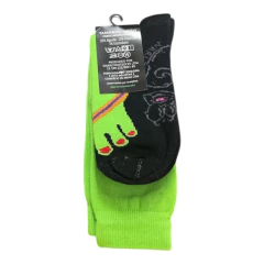 Meia Gnarly Foot Pé Verde