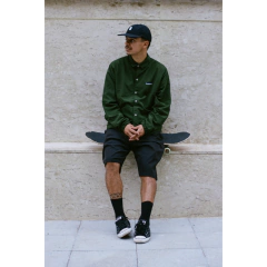 Jaqueta Corta Vento skate Improve Coach Shirt Verde
