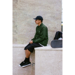 Jaqueta Corta Vento skate Improve Coach Shirt Verde