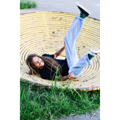 Calça Skate Improve Gorilla Jeans Azul