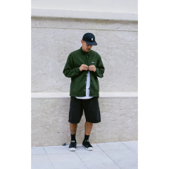 Jaqueta Corta Vento skate Improve Coach Shirt Verde