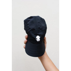 Boné 5 Panel Skate Improve Monkey Logo Preto