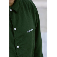 Jaqueta Corta Vento skate Improve Coach Shirt Verde