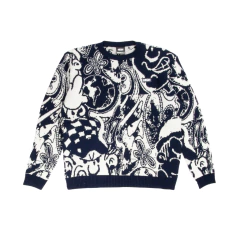 Suéter High Sweater Jizzy White/Navy 