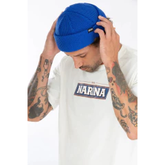 Gorro Narina Logo "Azul" 