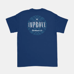 Camiseta Skate Improve Orb Azul