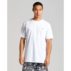 Camiseta Clássica Volcom Stone Blanks Branca