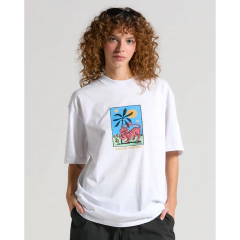 Camiseta Volcom Comfort Tarot Tiger "Branca"