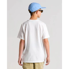 Camiseta Volcom Juvenil Inked "Off White" 