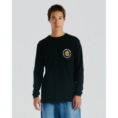 Camiseta Manga Longa Volcom V Ent Camp Ramp "Preta"