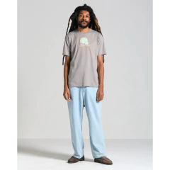 Camiseta Volcom Mindoor Eco True "Cinza"