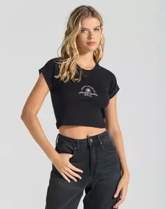 Camiseta Cropped Volcom Have A Club "Preta"