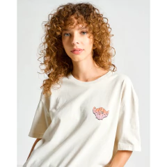 Camiseta Feminina Volcom My Guy "Off White"