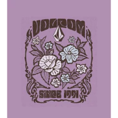 Camiseta Volcom Stones Throw "Lilás"