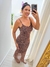 VESTIDO TULE ANIMAL PRINT ALÇA FINA - comprar online